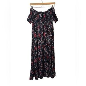 LULUS dress off shoulder XL floral